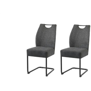 by Living Freischwinger 2er-Set - grau - Materialmix - 45 cm - 94 cm | Möbel Kraft