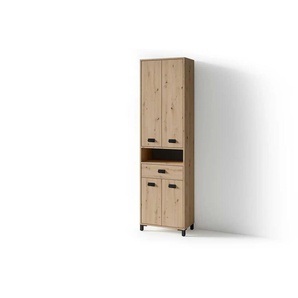 by Living Hochschrank Wellness ¦ braun ¦ Maße (cm): B: 54 H: 193