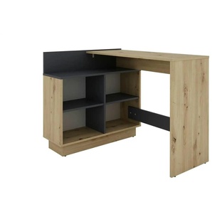 by Living Schreibtisch - braun - Materialmix - 102 cm - 77,5 cm | Möbel Kraft