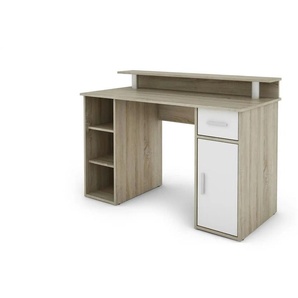 by Living Schreibtisch - braun - Materialmix - 120 cm - 88 cm | Möbel Kraft