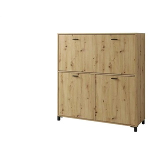 by Living Sekretär - holzfarben - Materialmix - 120 cm - 127 cm | Möbel Kraft