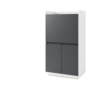 by Living Sekretär - weiß - Materialmix - 80 cm - 141 cm | Möbel Kraft