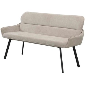 by Living Sitzbank - braun - Materialmix - 140 cm - 90 cm | Möbel Kraft