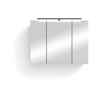 by Living Spiegelschrank - grau - Materialmix - 80 cm - 60 cm | Möbel Kraft