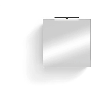 by Living Spiegelschrank  Spree ¦ grau ¦ Maße (cm): B: 60 H: 60