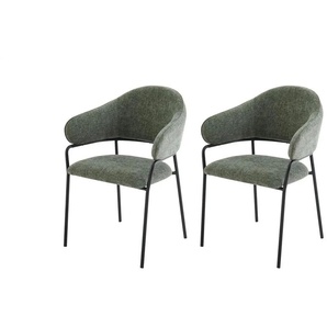 by Living Stuhl 2er-Set - grün - Materialmix - 60 cm - 86 cm | Möbel Kraft