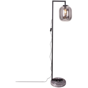 By Rydéns Stehleuchte Leola , Schwarz , Glas , 150 cm , Lampen & Leuchten, Innenbeleuchtung, Stehlampen, Stehlampen