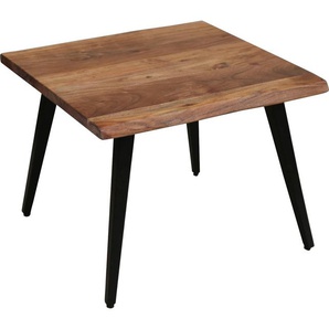 byLIVING Couchtisch Caddy, Tischplatte mit Baumkante, Breite 110 oder 60 cm