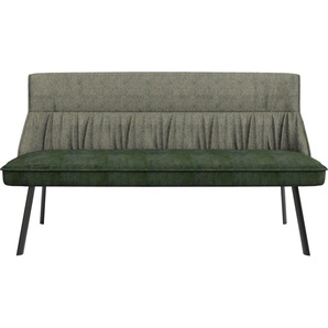 byLIVING Polsterbank California (1-St), 180 cm Bank, Webstoff und Vintage Samt mit gemütlicher Nosaqfederung