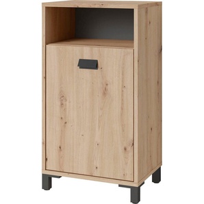 byLIVING Midischrank Wellness mit variablem Einlegeboden und offenem Fach für viel Stauraum
