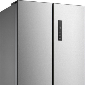 C (A bis G) HANSEATIC French Door HFD18983C Kühlschränke NoFrost, Schnellkühl-Gefrierfunktion, Display, Türalarm silberfarben (edelstahl) Kühl-Gefrierkombinationen Bestseller