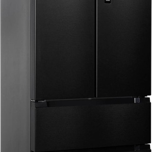 C (A bis G) HANSEATIC French Door HFD18983C Kühlschränke NoFrost, Schnellkühl-Gefrierfunktion, Display, Türalarm silberfarben (schwarz, edelstahlfarben) Kühl-Gefrierkombinationen Bestseller