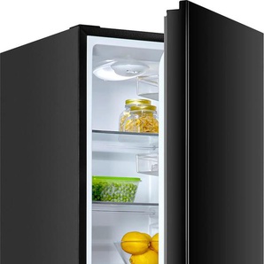 C (A bis G) HANSEATIC Kühl-/Gefrierkombination HKGK14349C Kühlschränke Abtauautomatik, FreshZone Gr. Rechtsanschlag, schwarz Kühl-Gefrierkombinationen Bestseller