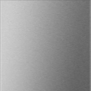 C (A bis G) HANSEATIC Kühl-/Gefrierkombination HKGK16155C Kühlschränke Gr. Rechtsanschlag, silberfarben (edelstahl) Kühl-Gefrierkombinationen