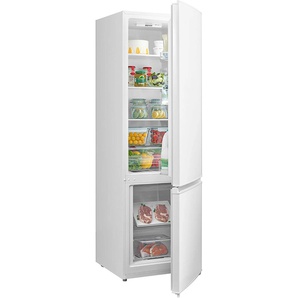 C (A bis G) HANSEATIC Kühl-/Gefrierkombination HKGK18055C Kühlschränke Gr. Rechtsanschlag, silberfarben (weiß) Kühl-Gefrierkombinationen
