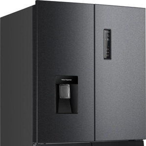 C (A bis G) HANSEATIC Multi Door HCDC18080CWD Kühlschränke silberfarben (schwarz) Kühl-Gefrierkombinationen Bestseller