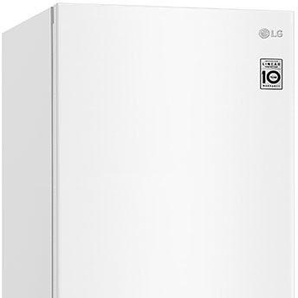 C (A bis G) LG Kühl-/Gefrierkombination GBB61PZGCN Kühlschränke 2 Frischeschubladen Gr. Rechtsanschlag, weiß Kühl-Gefrierkombinationen