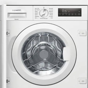 C (A bis G) SIEMENS Einbauwaschmaschine WI14W443 Waschmaschinen weiß Einbauwaschmaschinen