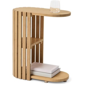 C-Table »HOLT« aus Bambus mit Lamellenelementen