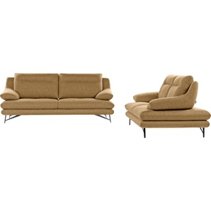 CALIA ITALIA 2-Sitzer Cezanne, italienisches Designsofa mit erstklassigem Sitzkomfort, wahlweise mit Sitztiefenverstellung