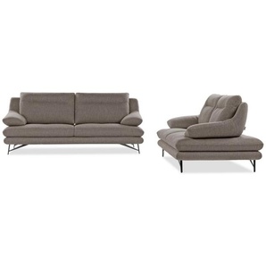 CALIA ITALIA 2-Sitzer Cezanne, italienisches Designsofa mit erstklassigem Sitzkomfort, wahlweise mit Sitztiefenverstellung