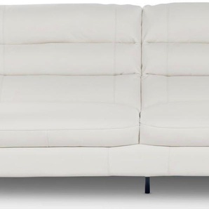 CALIA ITALIA 3-Sitzer Cabrini, Design trifft super Sitzkomfort, in Leder, 220 cm Breite, mit elektrischer Relaxfunktion