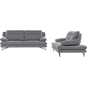 CALIA ITALIA 3-Sitzer Cezanne modern, elegant und bequem, aufwendige Detailverarbeitung, wahlweise mit Sitztiefenverstellung