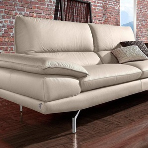 CALIA ITALIA 3-Sitzer Dave, italienisches Designsofa, mit erstklassigem Sitzkomfort, in zwei Lederqualitäten und toller Detailverarbeitung