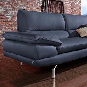 CALIA ITALIA 3-Sitzer Dave, italienisches Designsofa, mit erstklassigem Sitzkomfort, in zwei Lederqualitäten und toller Detailverarbeitung