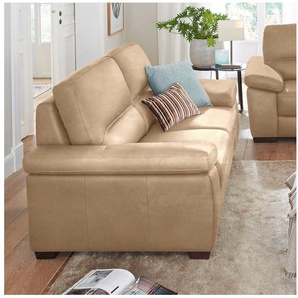 CALIA ITALIA 3-Sitzer Gaia, Sofa im edlen Design und mit erstklassigem Sitzkomfort, aus pflegeleichtem Luxus-Microfaser Ginevra Hydro Care