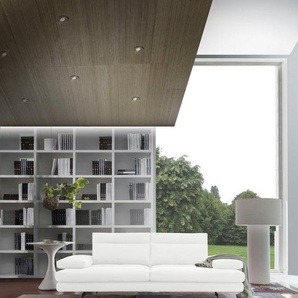 CALIA ITALIA 3-Sitzer Toby Wing, Designsofa, hochwertige Verarbeitungsdetails, bequem, inkl. Sitztiefenverstellung und Armteilfunktion, Füße in Schwarz matt