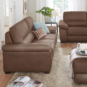 CALIA ITALIA Polstergarnitur Gaia, hochwertige Garnitur aus 2-Sitzer & 3-Sitzer im edlen Design, (Set, 2-tlg), aus pflegeleichtem Luxus-Microfaser Ginevra Hydro Care