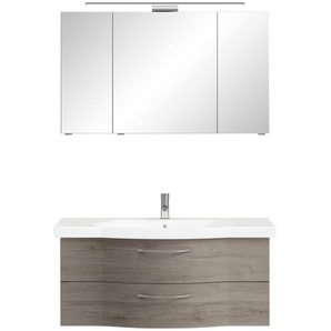 calmo Badezimmerkombination  Rovana ¦ holzfarben ¦ Maße (cm): B: 122
