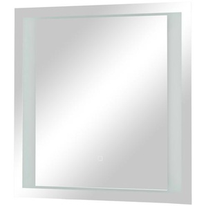 calmo Spiegel - silber - Glas , Metall - 70 cm - 70 cm - 3 cm | Möbel Kraft