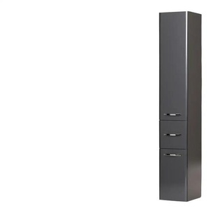 calmo2go Bad-Hochschrank Valetto - grau - Materialmix - 30 cm - 185,5 cm - cm 33,0 | Möbel Kraft