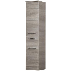 calmo2go Bad-Midischrank  Alba ¦ grau ¦ Maße (cm): B: 30 H: 141 T: 33.0