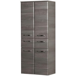 calmo2go Midischrank  Alba ¦ grau ¦ Maße (cm): B: 60 H: 141 T: 33.0