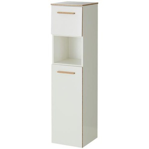 calmo2go Midischrank  Arianasee ¦ weiß ¦ Maße (cm): B: 30 H: 125 T: 33.0