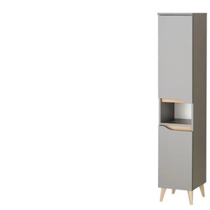 calmo2go Midischrank - grau - Materialmix - 30 cm - 141,5 cm - cm 33,0 | Möbel Kraft