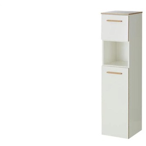 calmo2go Midischrank - weiß - Materialmix - 30 cm - 125 cm - cm 33,0 | Möbel Kraft