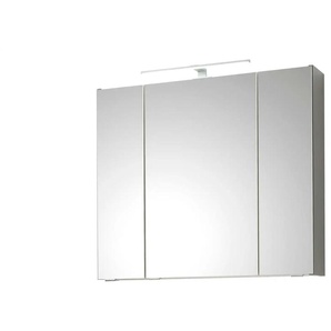 calmo2go Spiegelschrank - grau - Materialmix - 80 cm - 70 cm - cm 16,0 | Möbel Kraft