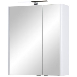 calmo2go Spiegelschrank  Pina - weiß - Materialmix - 60 cm - 70 cm - 20 cm | Möbel Kraft