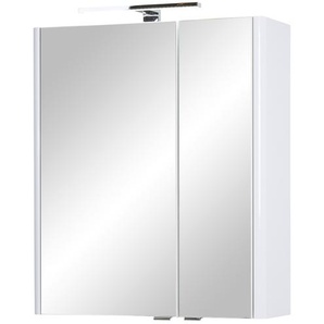 calmo2go Spiegelschrank  Pina ¦ weiß ¦ Maße (cm): B: 60 H: 70 T: 20.0