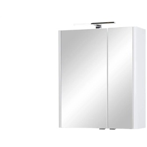 calmo2go Spiegelschrank Pina - weiß - Materialmix - 60 cm - 70 cm - cm 20,0 | Möbel Kraft