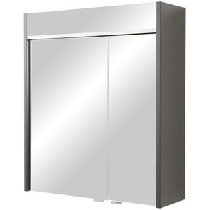 calmo2go Spiegelschrank   Valetto ¦ grau ¦ Maße (cm): B: 60 H: 70 T: 20.0