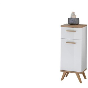 calmo2go Unterschrank - weiß - Materialmix - 35,5 cm - 89,5 cm - cm 33,0 | Möbel Kraft