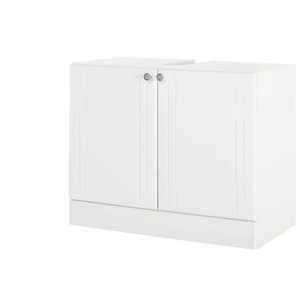 calmo2go Waschbeckenunterschrank weiß - weiß - Materialmix - 65 cm - 54 cm - cm 33,0 | Möbel Kraft