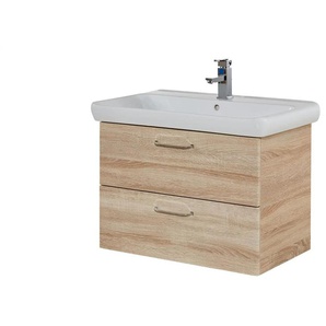 calmo2go Waschtischkombination Juba - holzfarben - Materialmix - 80 cm - 57 cm - cm 49,0 | Möbel Kraft