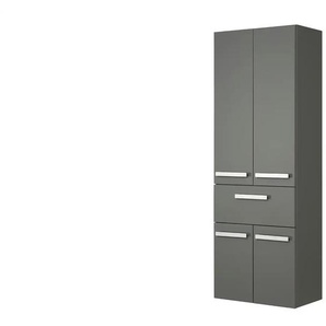 calmoquick Bad Hochschrank Verler See ¦ grau ¦ Maße (cm): B: 60 H: 168 T: 33.0