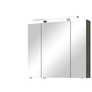 calmoquick Spiegelschrank - grau - Materialmix - 80 cm - 71 cm - cm 17,0 | Möbel Kraft